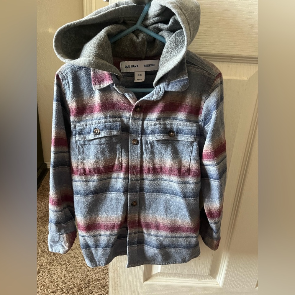 L/S Flannel Woven. Warm. Light fading.